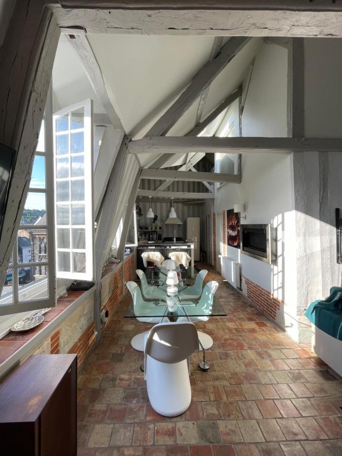 Le Loft Du Homard Bleu - Entre Ciel Et Mer - Free Parking 500M Honfleur Dış mekan fotoğraf