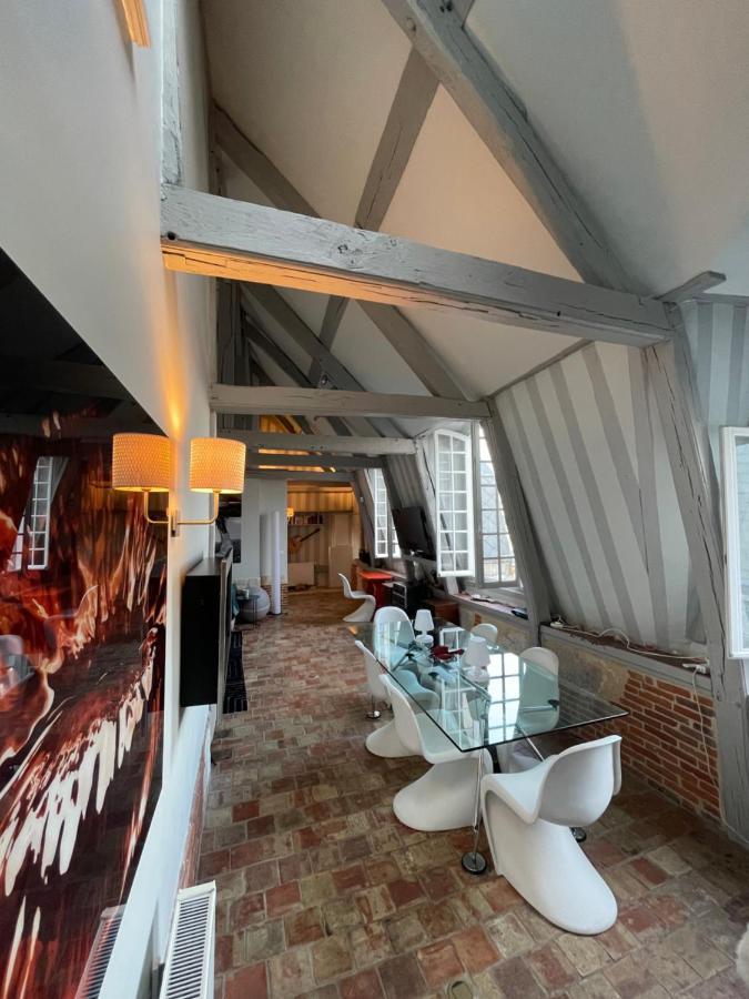 Le Loft Du Homard Bleu - Entre Ciel Et Mer - Free Parking 500M Honfleur Dış mekan fotoğraf